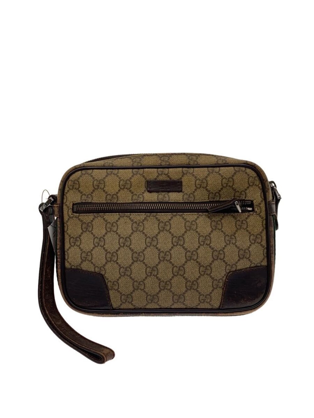 Gucci Clutch Bag GG Plus Brown All over